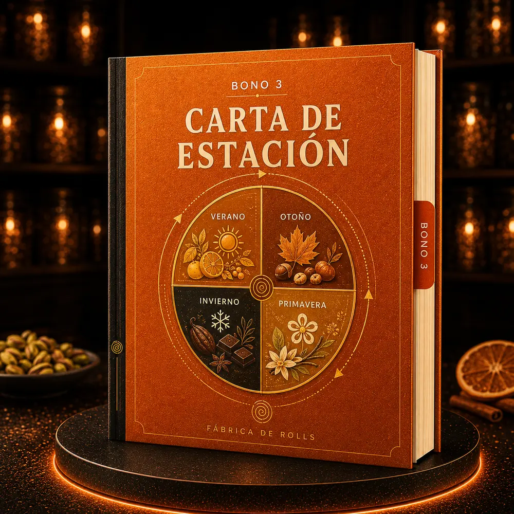Bono 3, Carta de Estación: rotación de sabores por temporada.