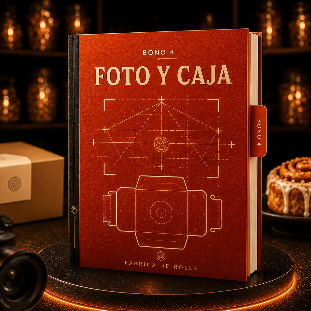 Bono 4, Foto y Caja: presentación, fotografía y empaque premium.